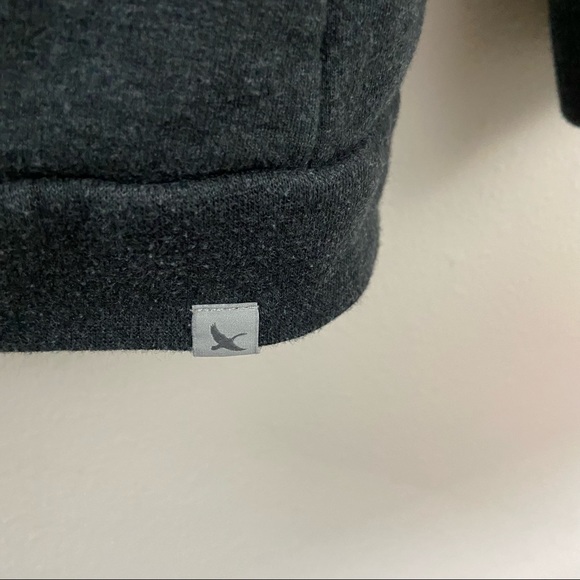 Eddie Bauer Grey Full Zip Drawstring Hoodie Sz S - Picture 7 of 8